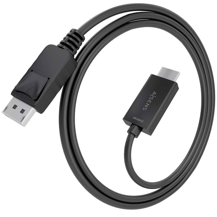 Aisens Cable Conversor DisplayPort a HDMI 4K@60Hz 1.5m Negro